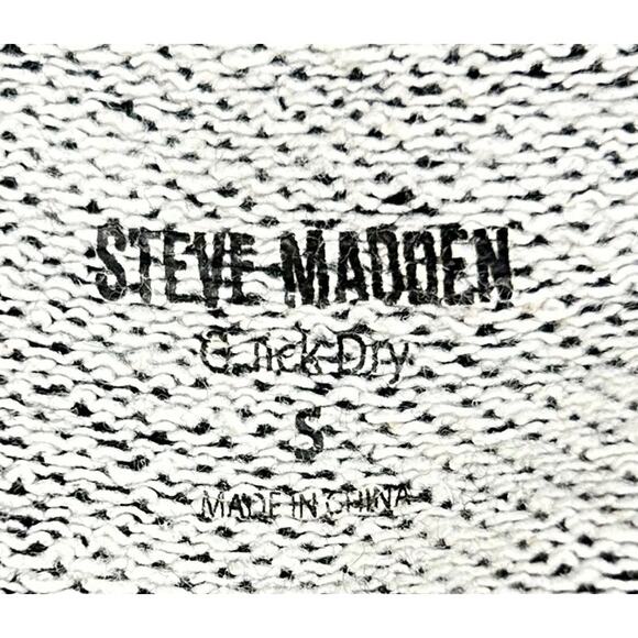 Steve Madden Gray Cowl Neck Pullover Sweatshirt Thumbholes Pocket Small - Picture 8 of 9